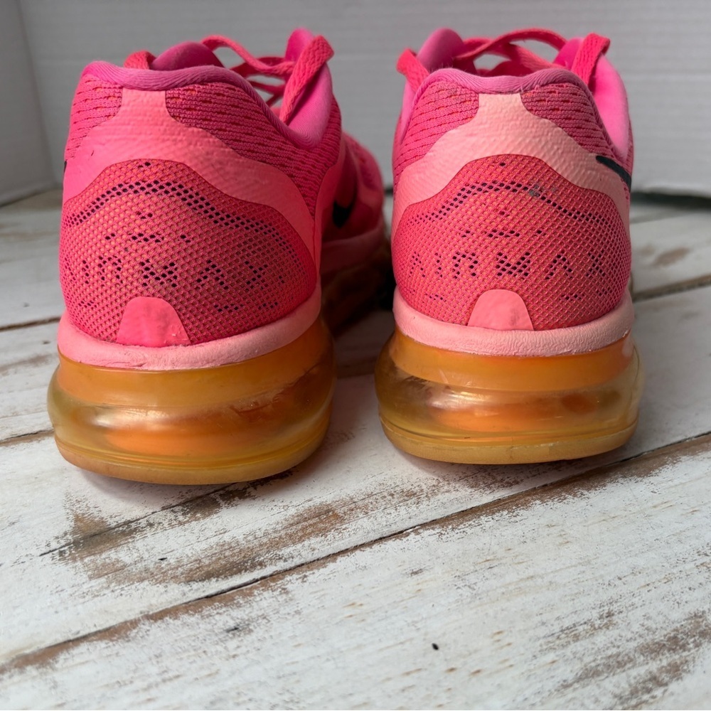 NIKE AIR MAX 2014 hyper pink mesh womens sneakers sz 8.5 EUC 621078-601 GOAT - Picture 6 of 13